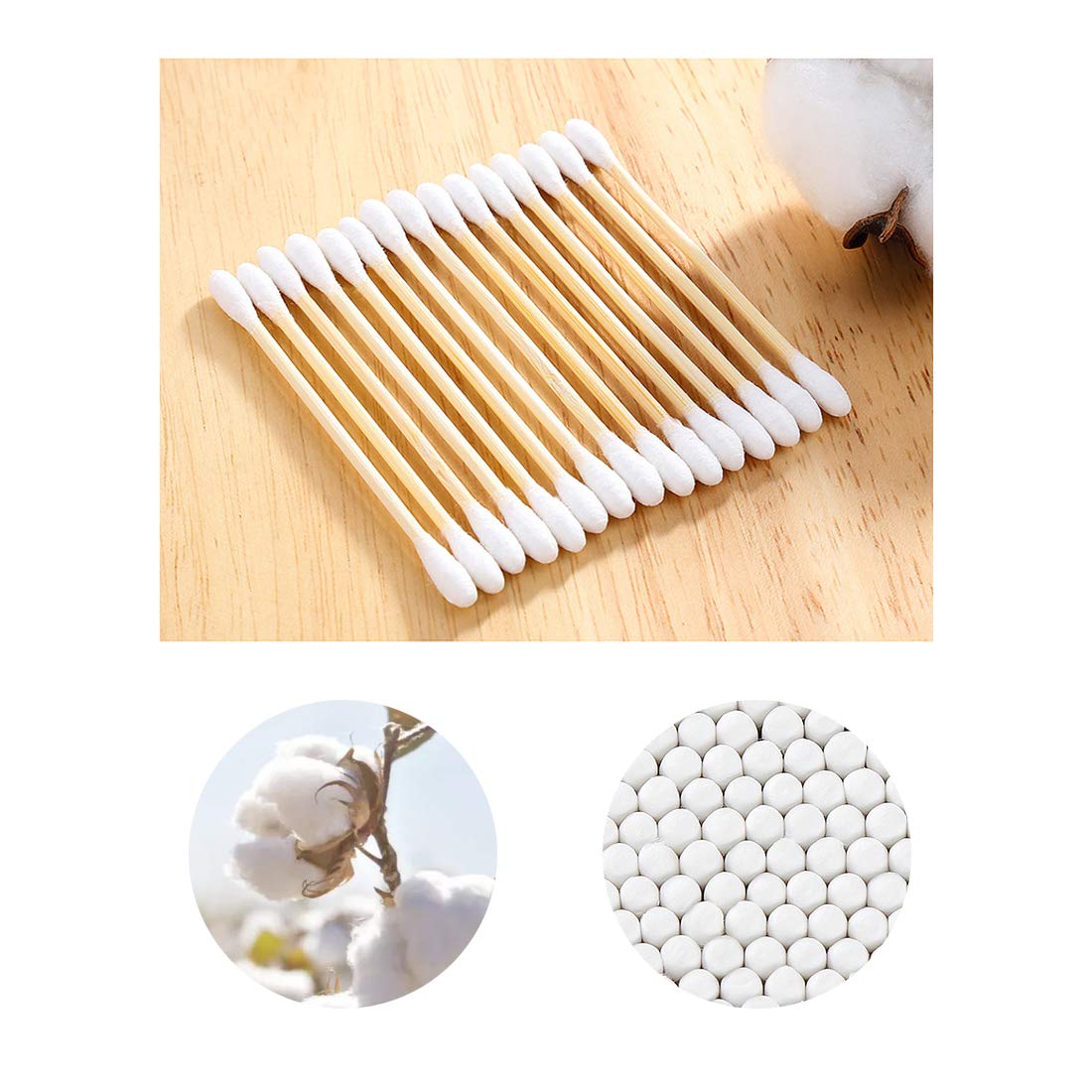 Bamboo Cotton Swabs