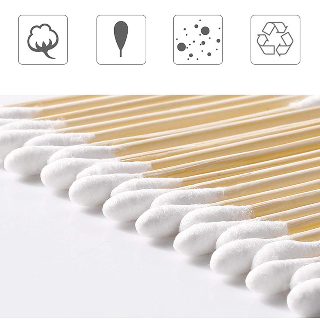 Bamboo Cotton Swabs