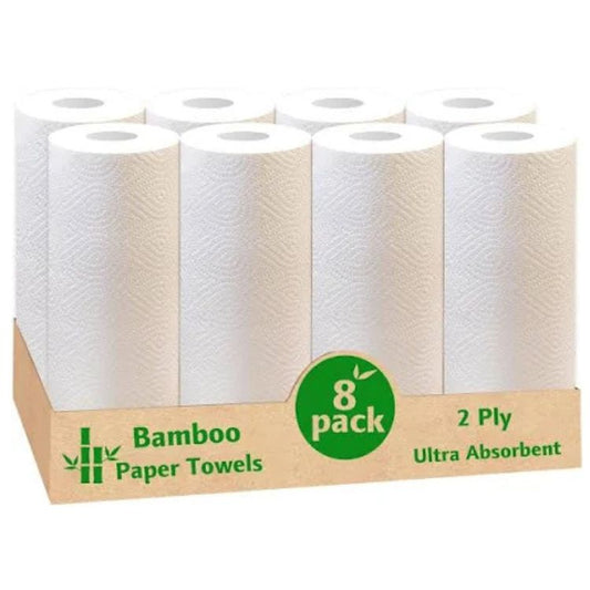 Premium 2‑Ply Bamboo Paper Towels